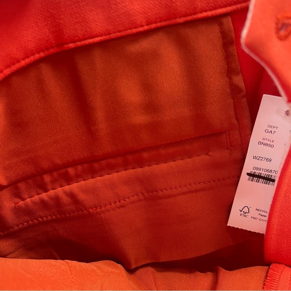J Crew Sydney Wide-Leg Pants Four-Season Stretch Warm Persimmon - Picture 4 of 14